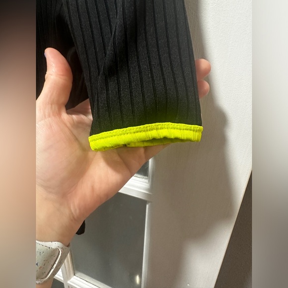 Boohoo Black and Neon Green Shirt - Picture 6 of 7